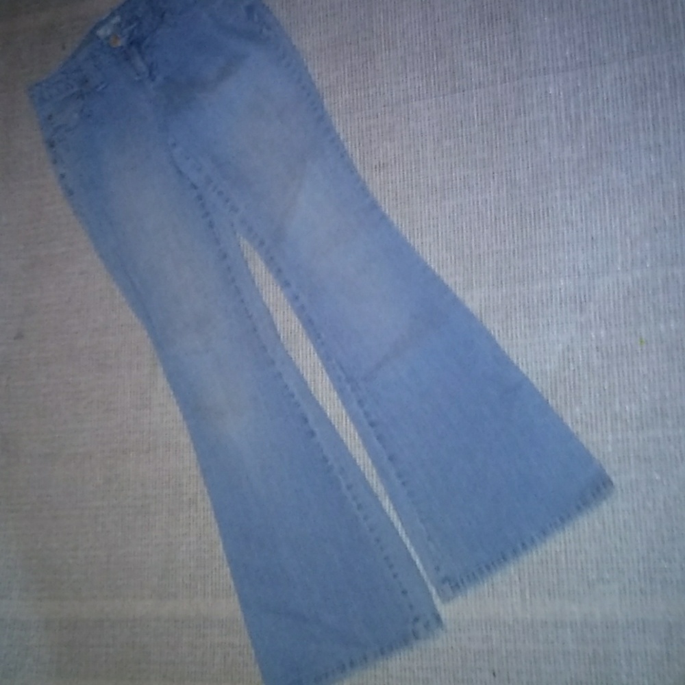 Ladies flair leg jeans